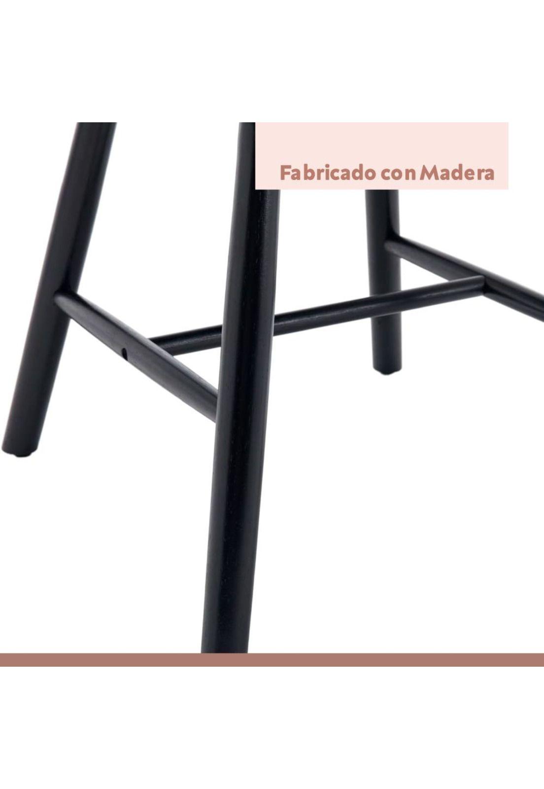 Silla Windsor Madera - Negra-4