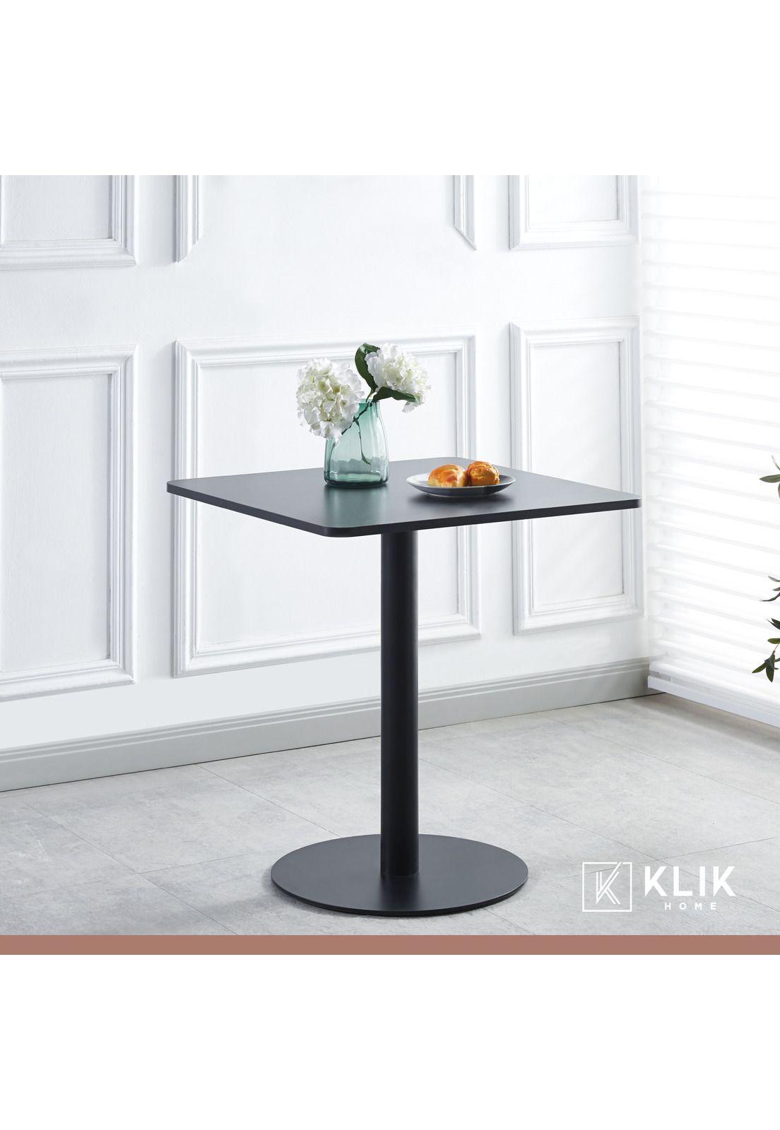 Mesa restaurant 70x70 Tubo Metal cubierta MDF-7
