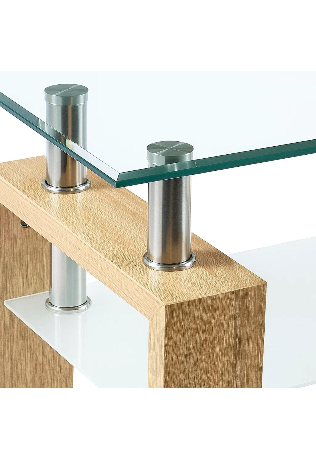 Mesa de arrimo Rectangular de vidrio-5