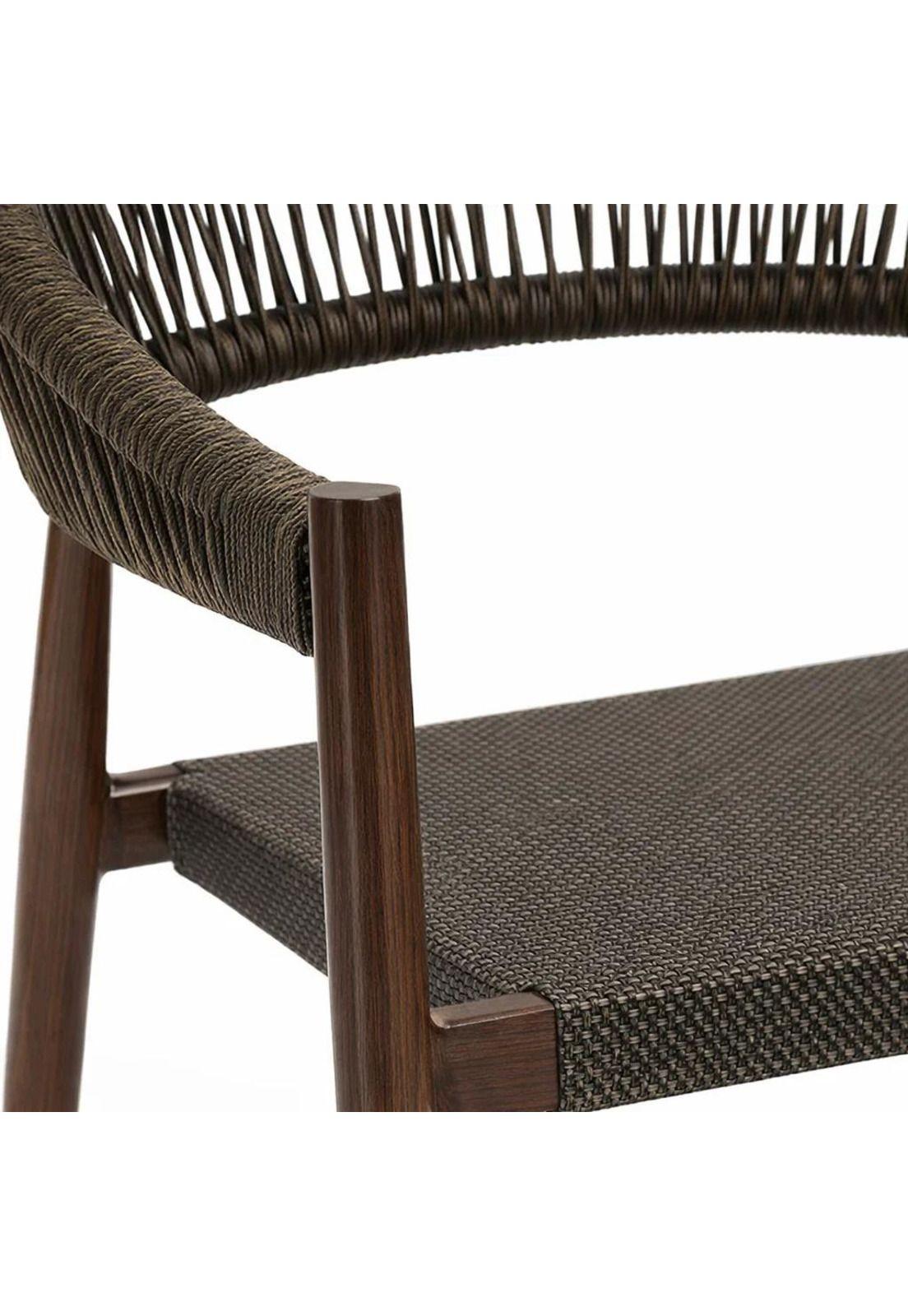 Pack de 4 Sillas de Terraza Douce - Aluminio y Rattan-5