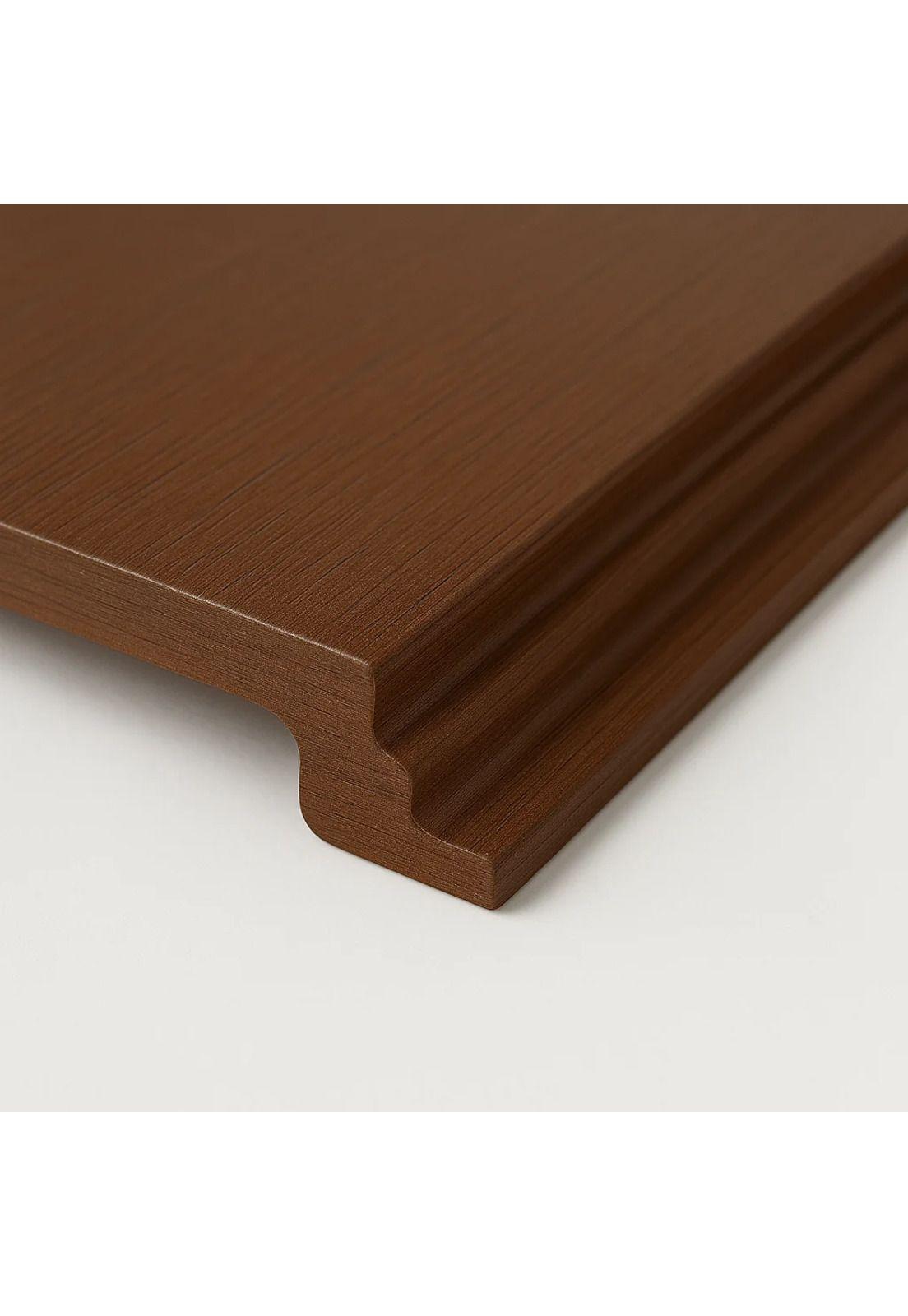 Pack de 5 Revestimientos Siding Plano WPC exterior Color Madera Oscura-5