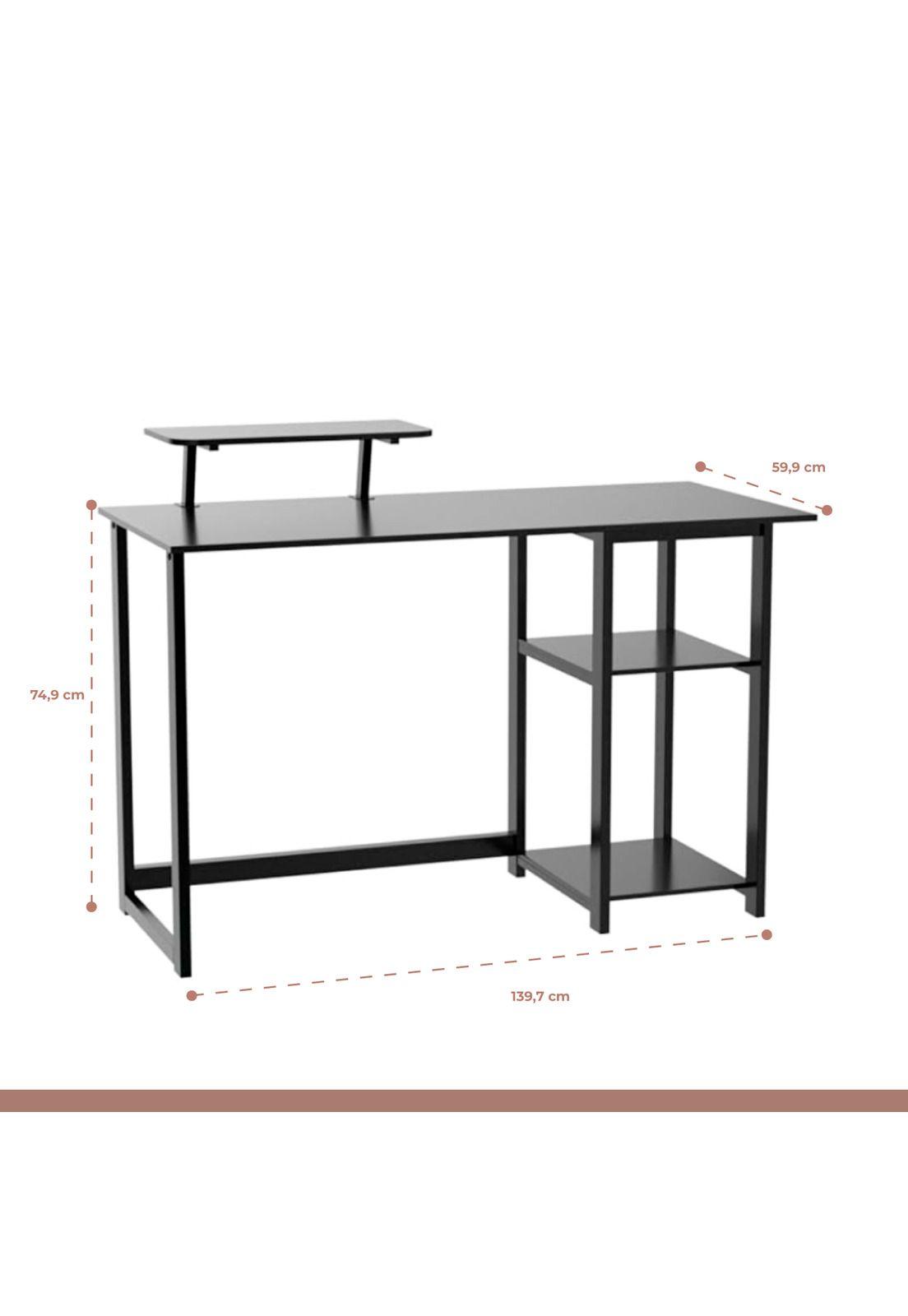Escritorio Industrial Gamer 140cm-3