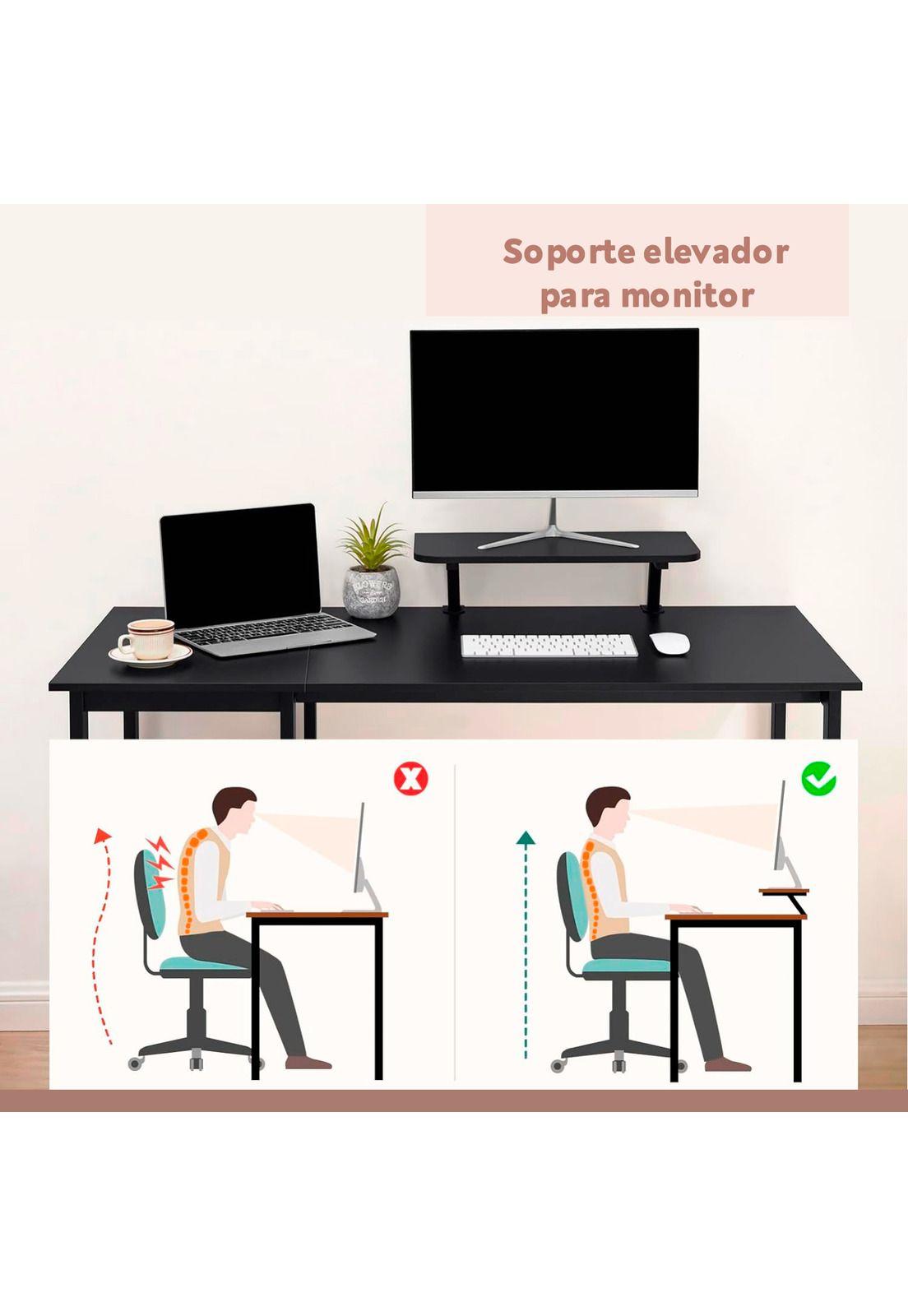 Escritorio Industrial Gamer 140cm-4