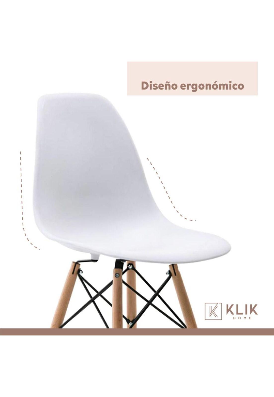 Pack de 4 Sillas Eames Blancas-4