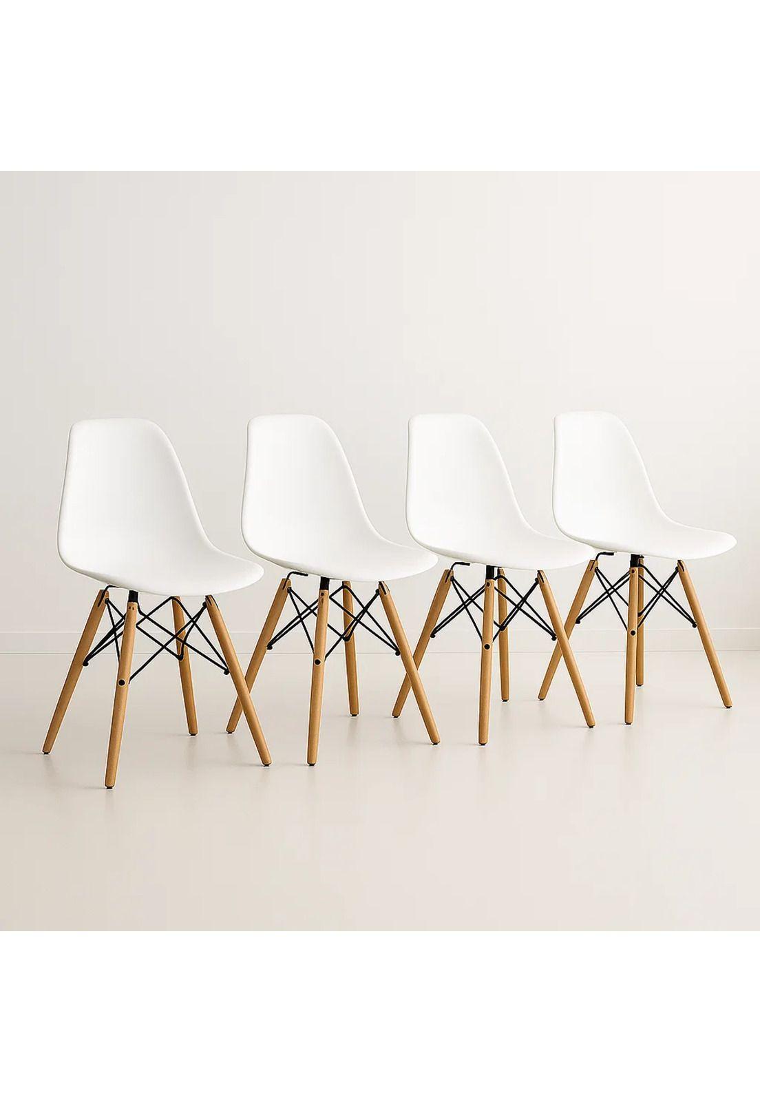 Pack de 4 Sillas Eames Blancas-0