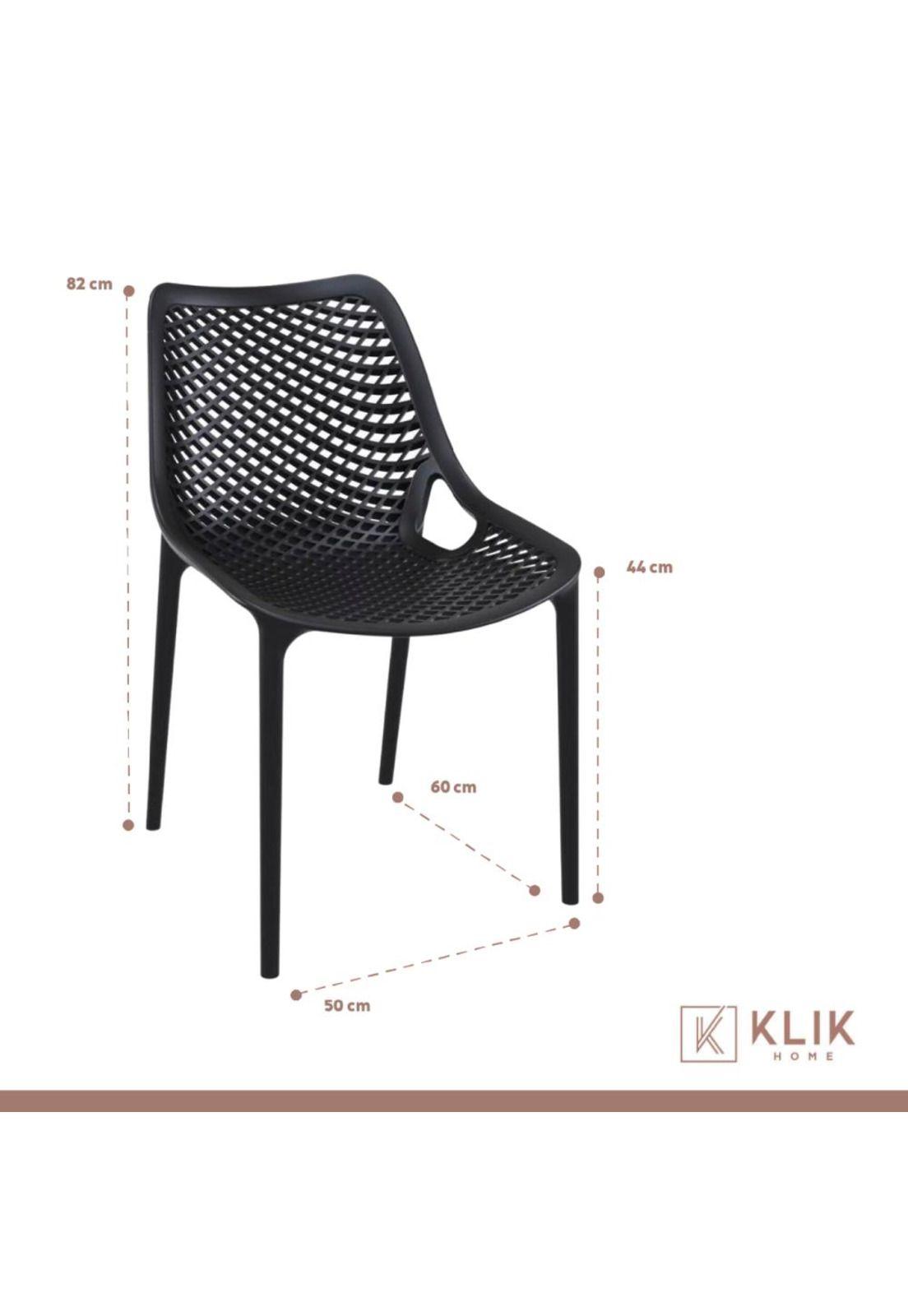 Pack de 4 Sillas de Terraza Air Berlín - Negras-6