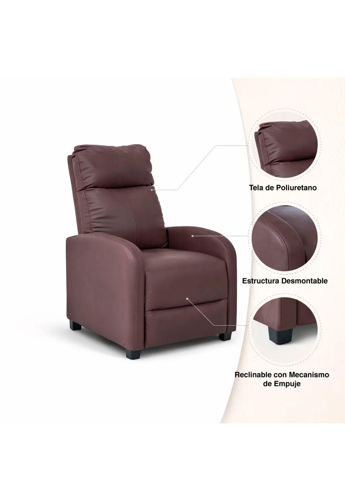 Berger Sillón Eda - Café oscuro-4