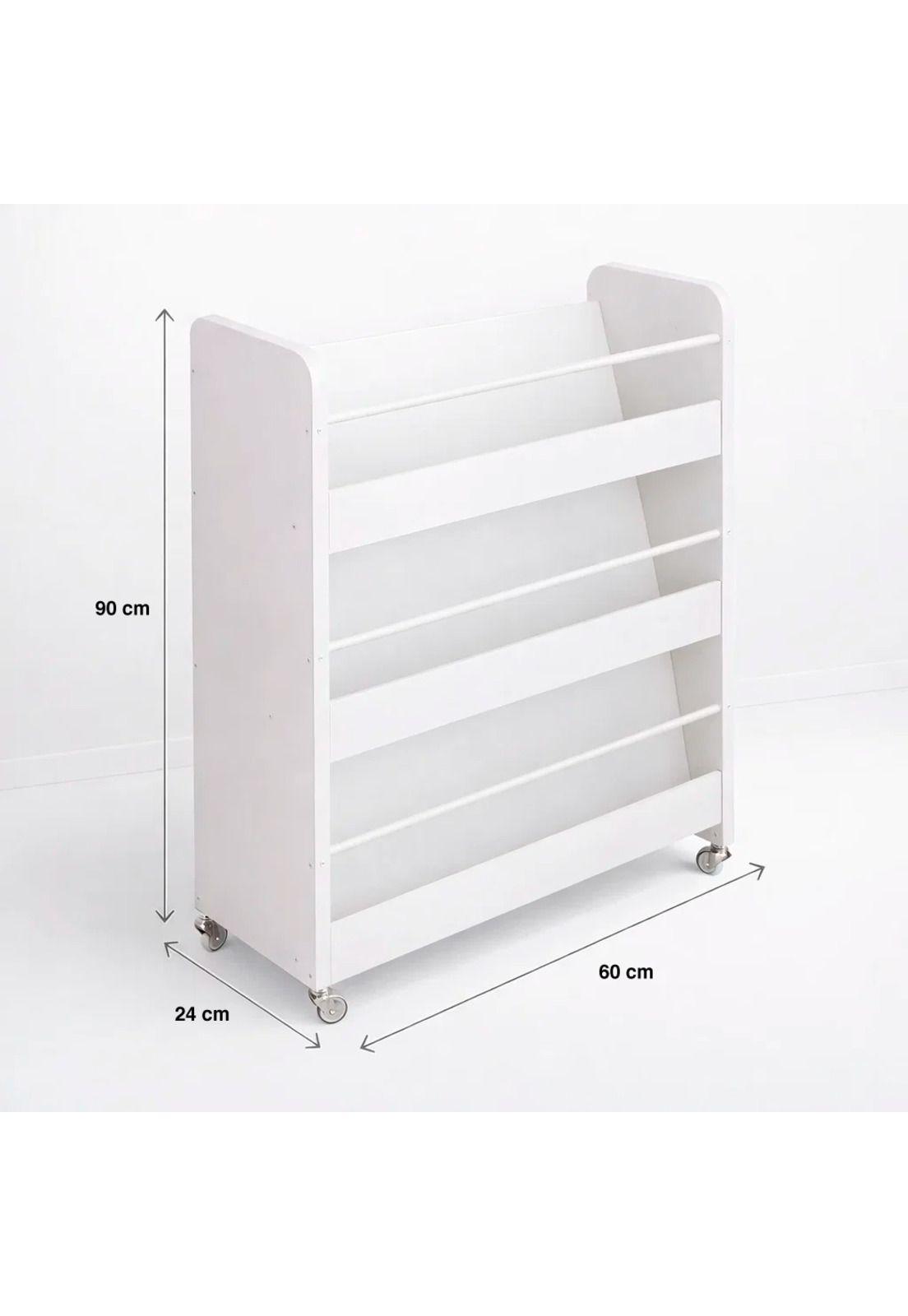 Estanteria con ruedas 3 niveles blanca-3