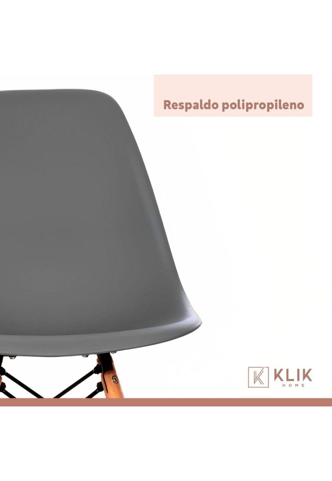Pack de 4 Sillas Eames Grises-4