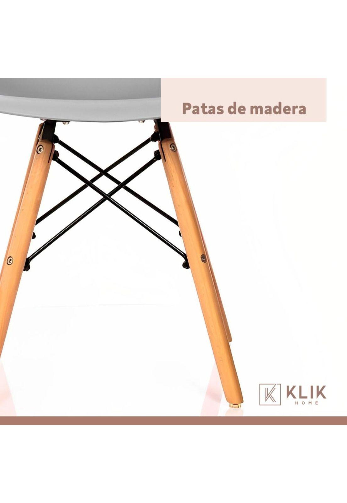 Pack de 4 Sillas Eames Grises-6
