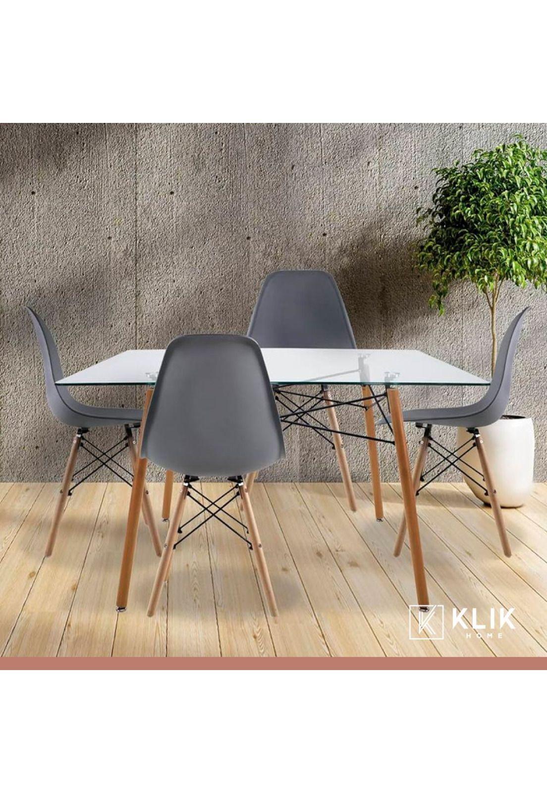 Pack de 4 Sillas Eames Grises-7