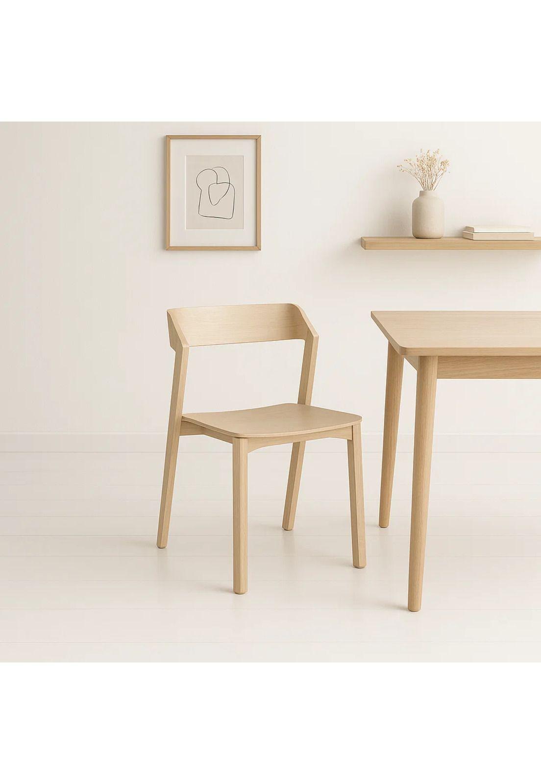 Silla de Comedor Madera Rover Viena Natural-1