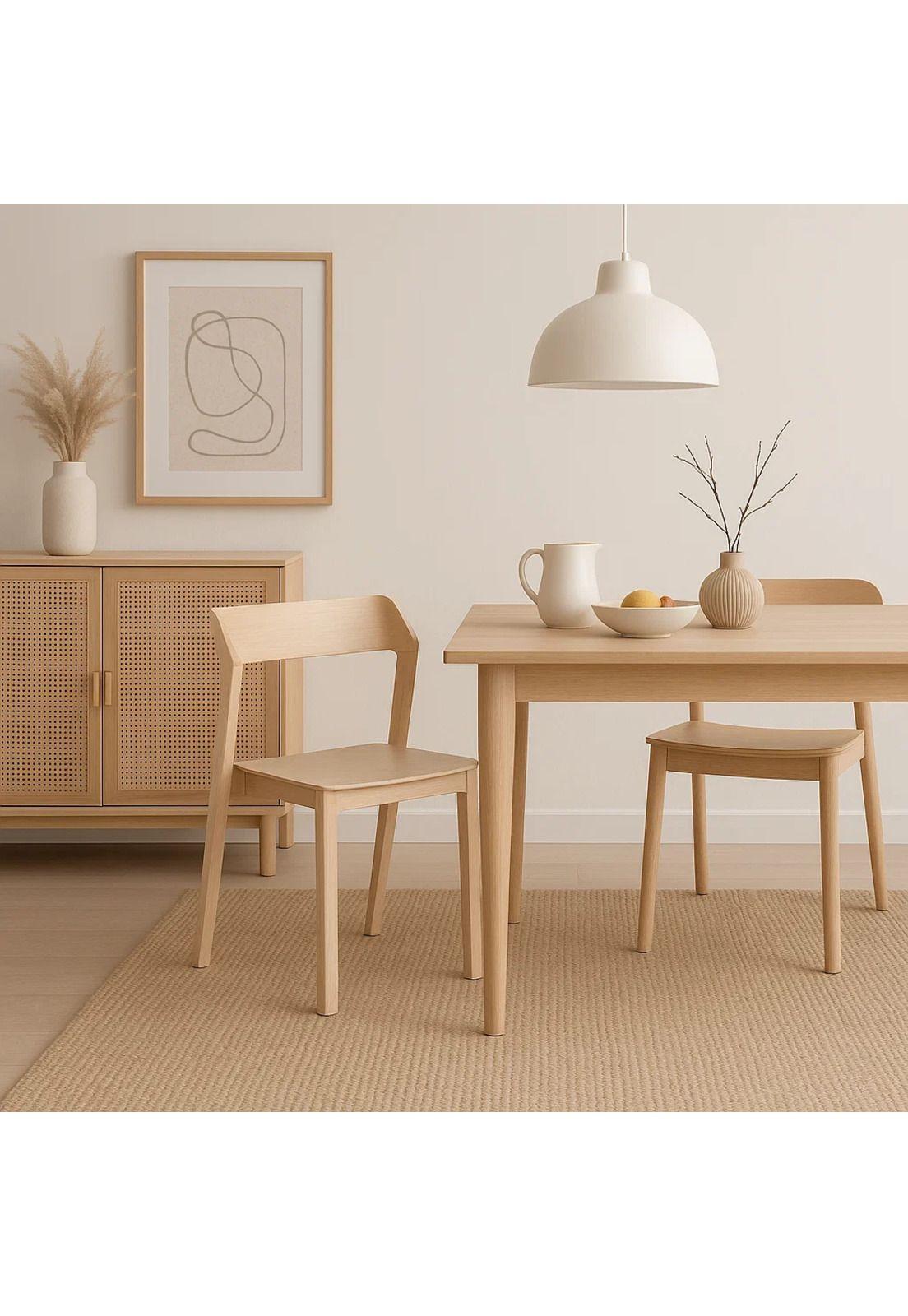 Silla de Comedor Madera Rover Viena Natural-2