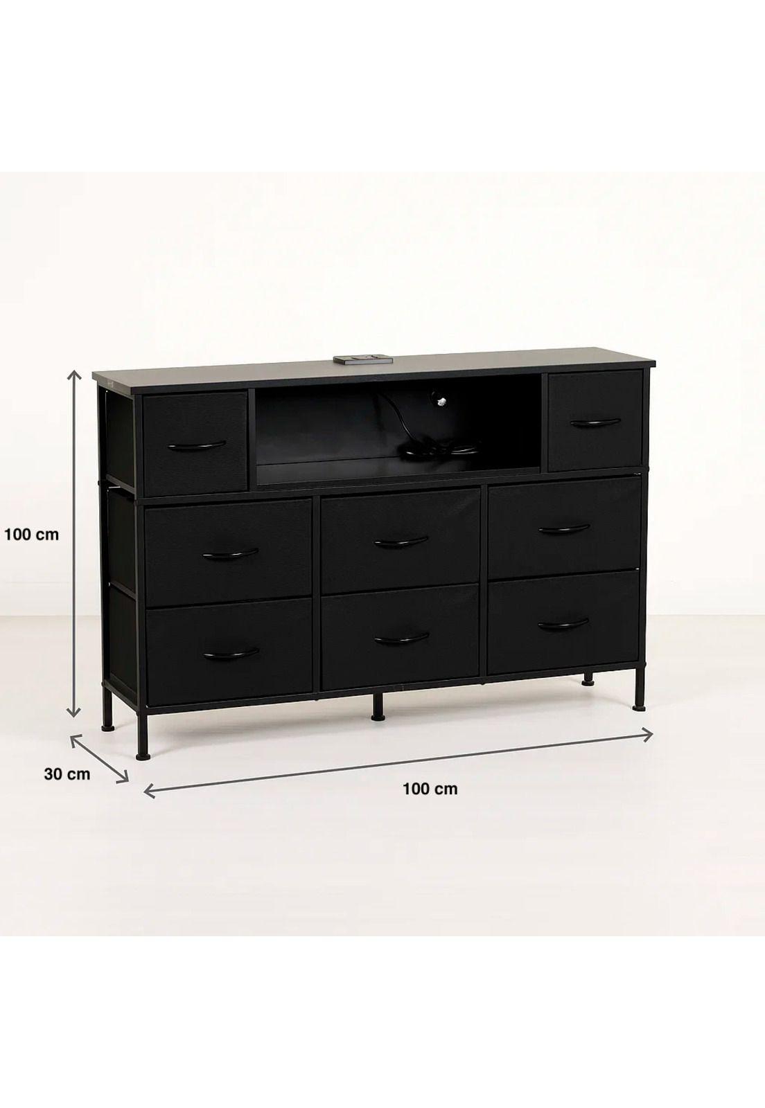 Mueble Organizador LED Xtreme Multimedia - Negro-3