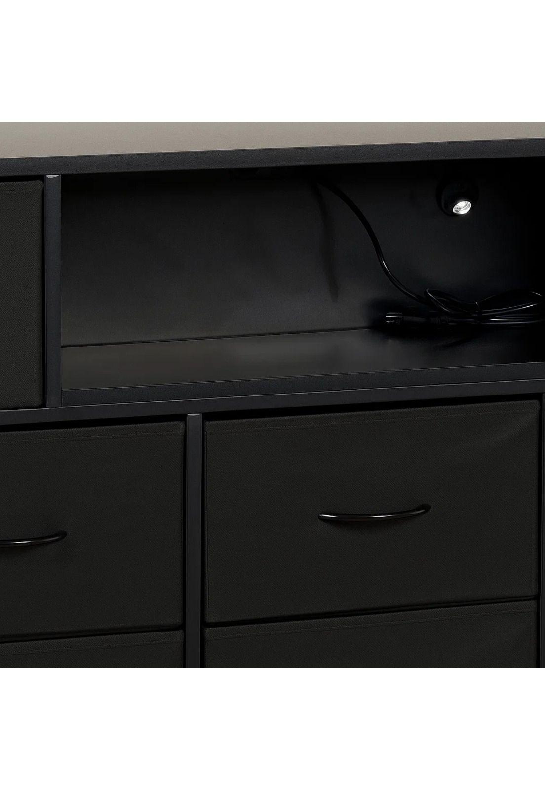 Mueble Organizador LED Xtreme Multimedia - Negro-5