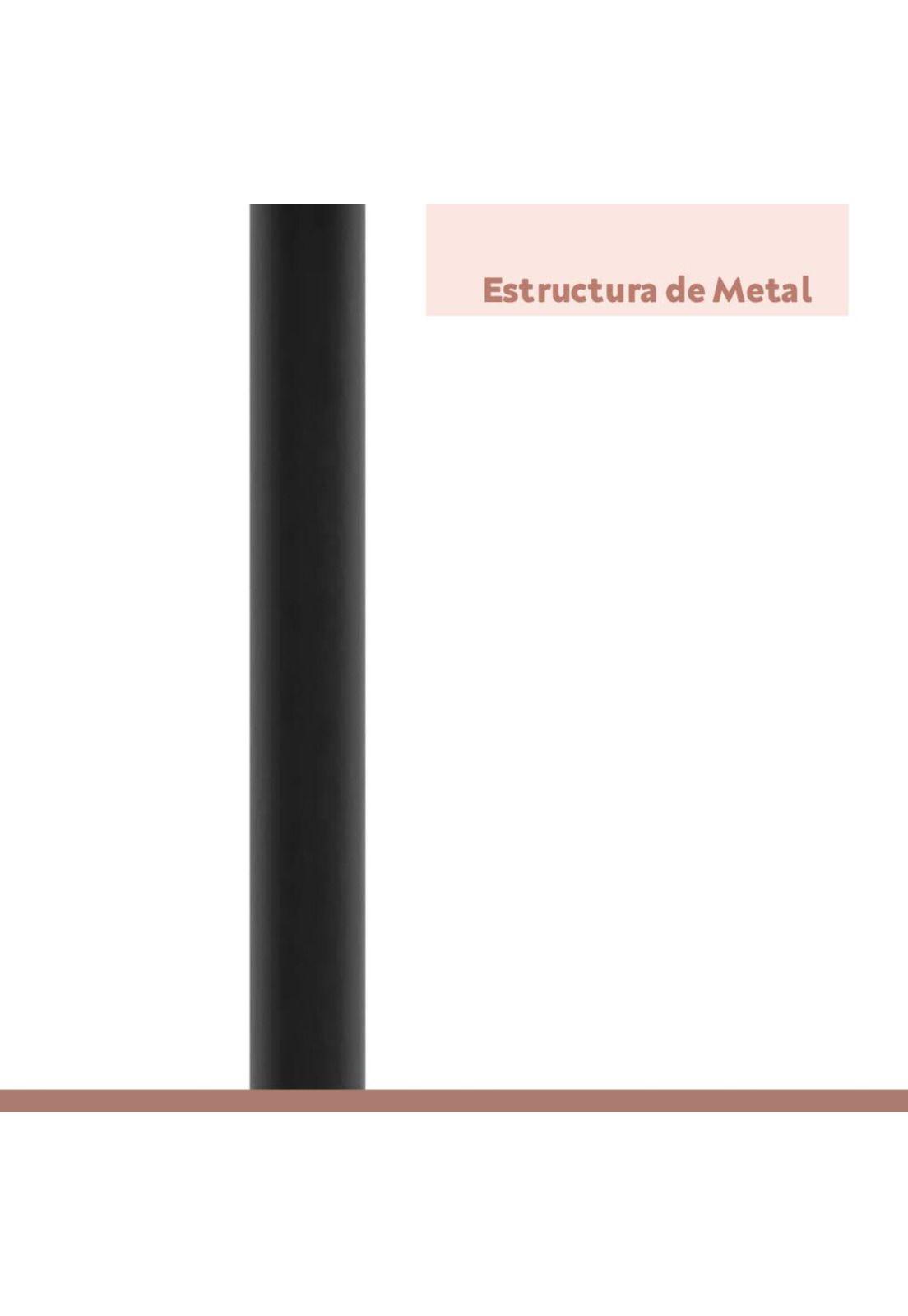 Mesa de restaurant 70x70 de metal cruz y MDF - Negra-5