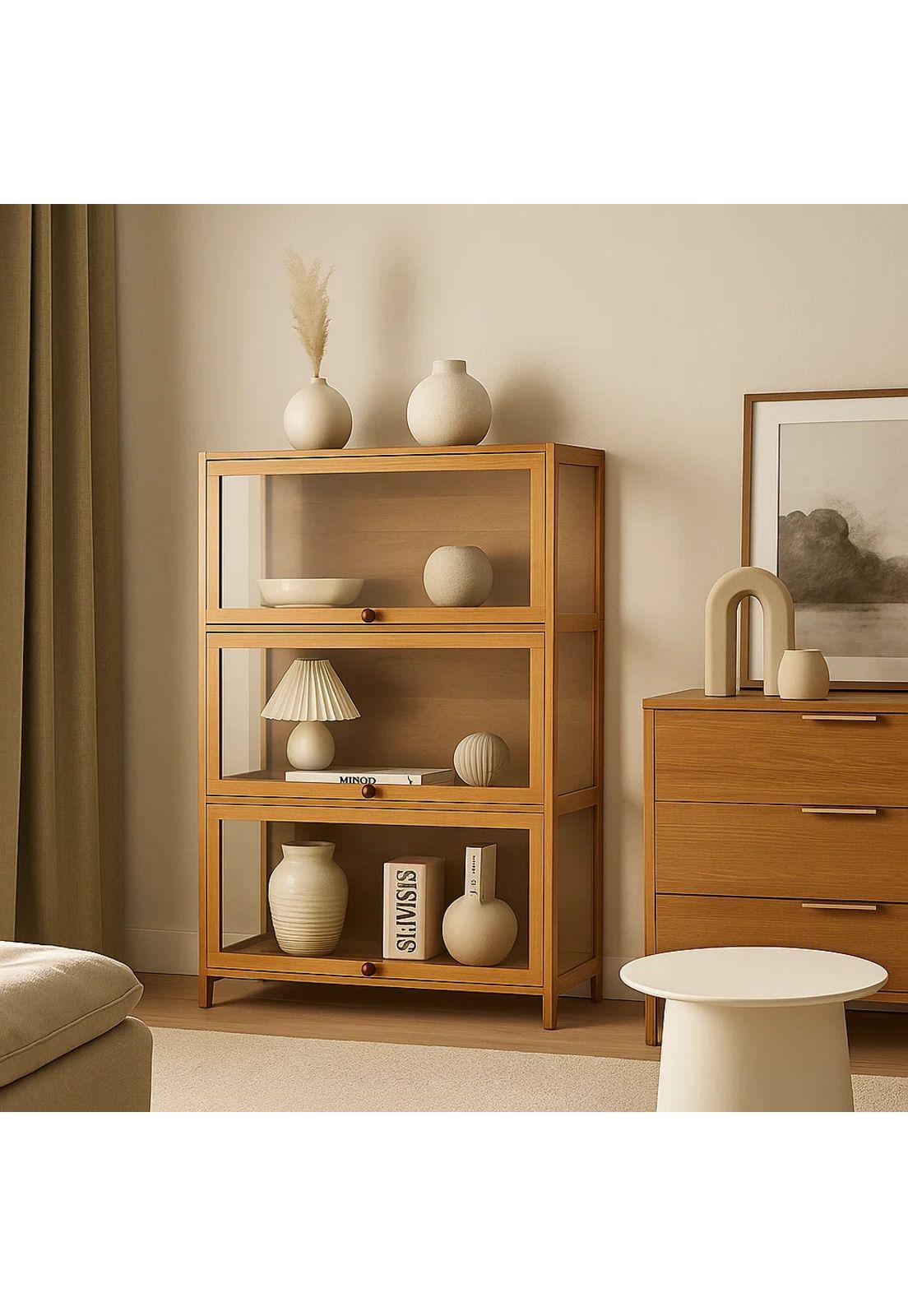 Vitrina CrystalBamboo 3 Niveles-2