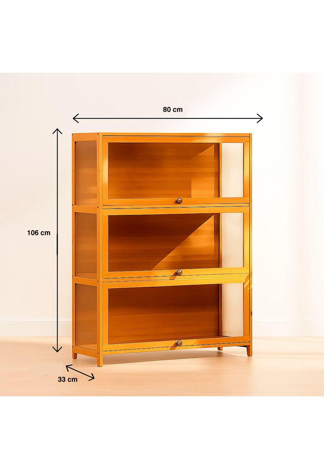 Vitrina CrystalBamboo 3 Niveles-3