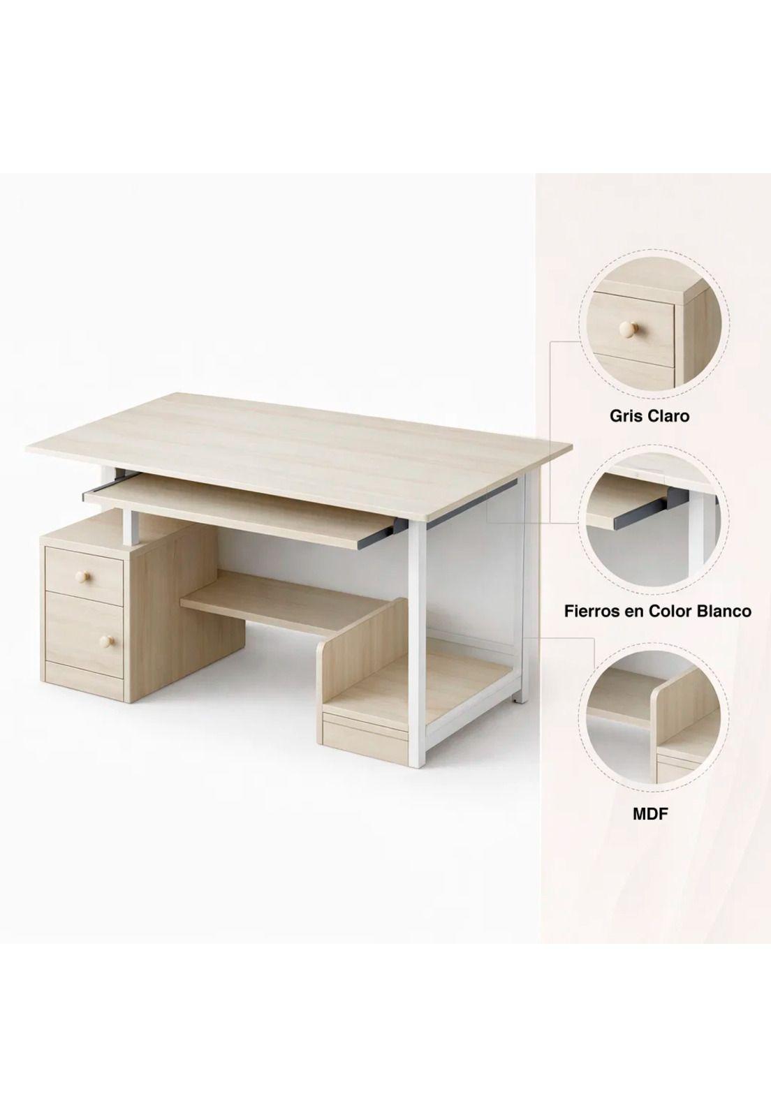 Escritorio Arrecife Light Grey-4