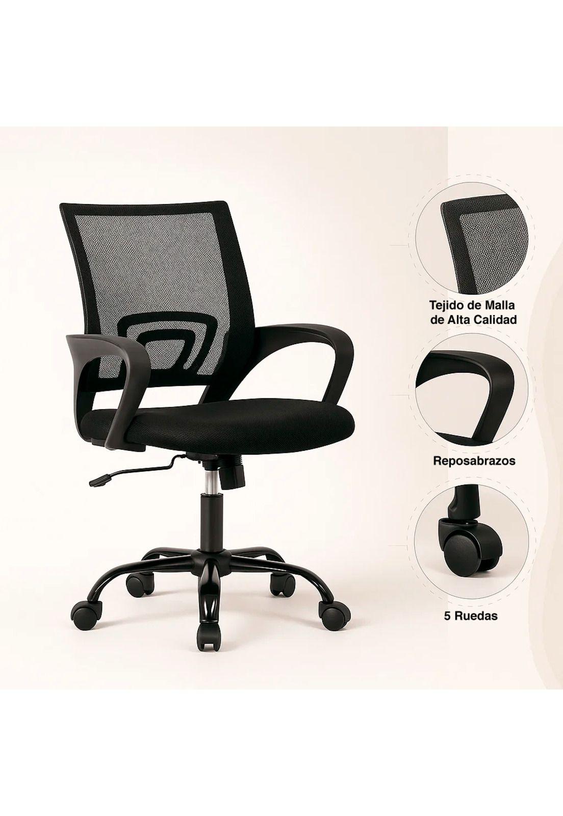 Silla de Oficina Nexo Ergonómica - Negra-4