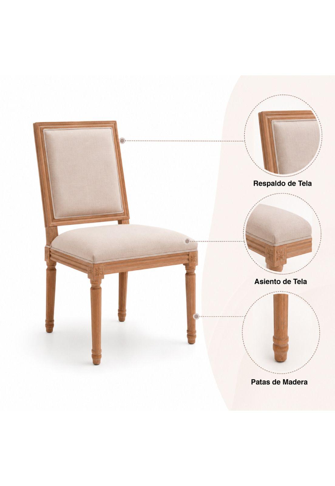 Silla de comedor Mazga 58x52x98-4
