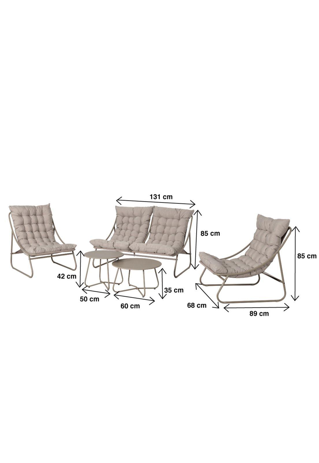 Set Arena 3 Sofás y 2 Mesas de Centro-3