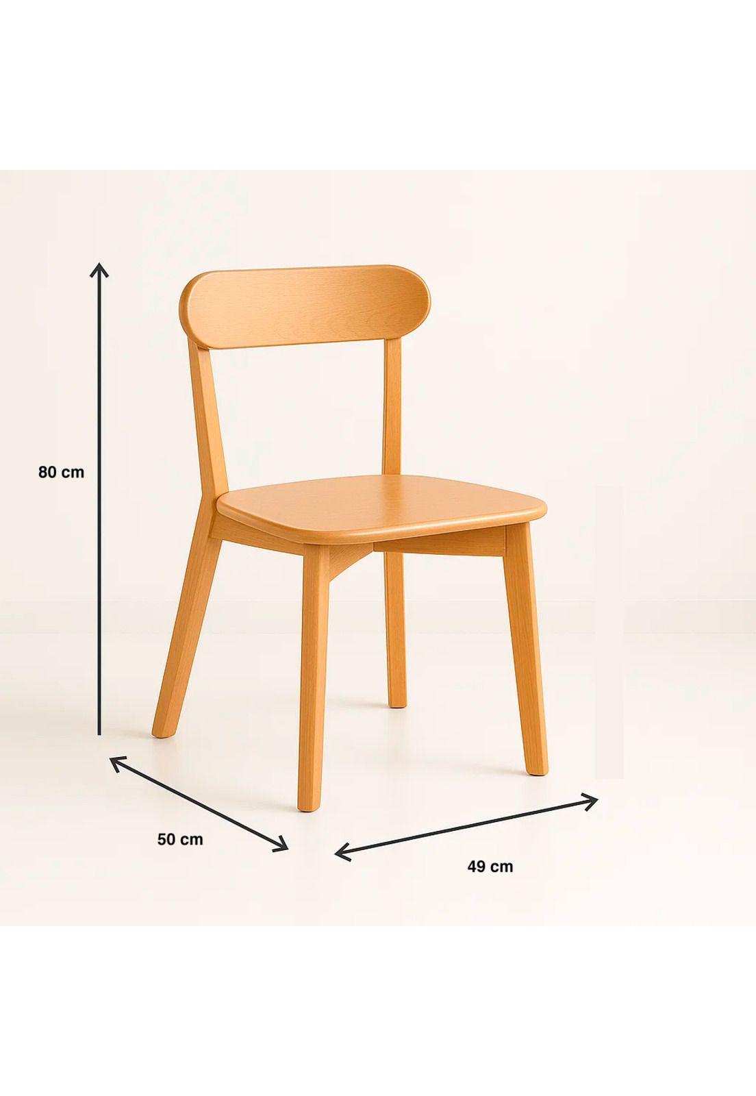 Silla Fresno de Madera - Natural-3