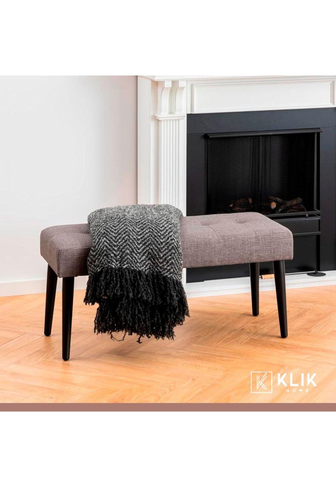 Banqueta Acolchada  Simply - Gris-7