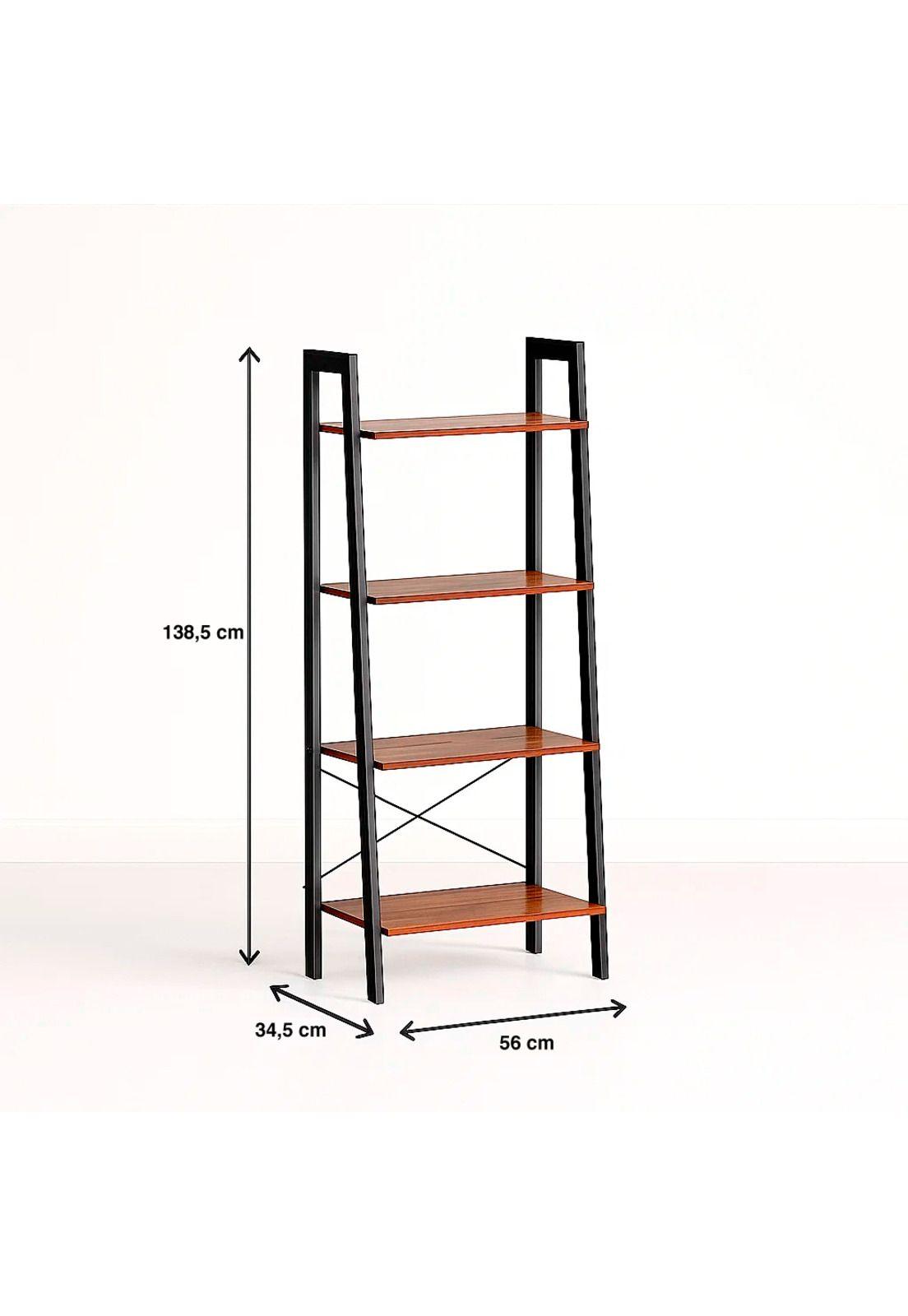 Estantería Industrial Loft Rack 4 Pisos 34,5x56x138.5-3