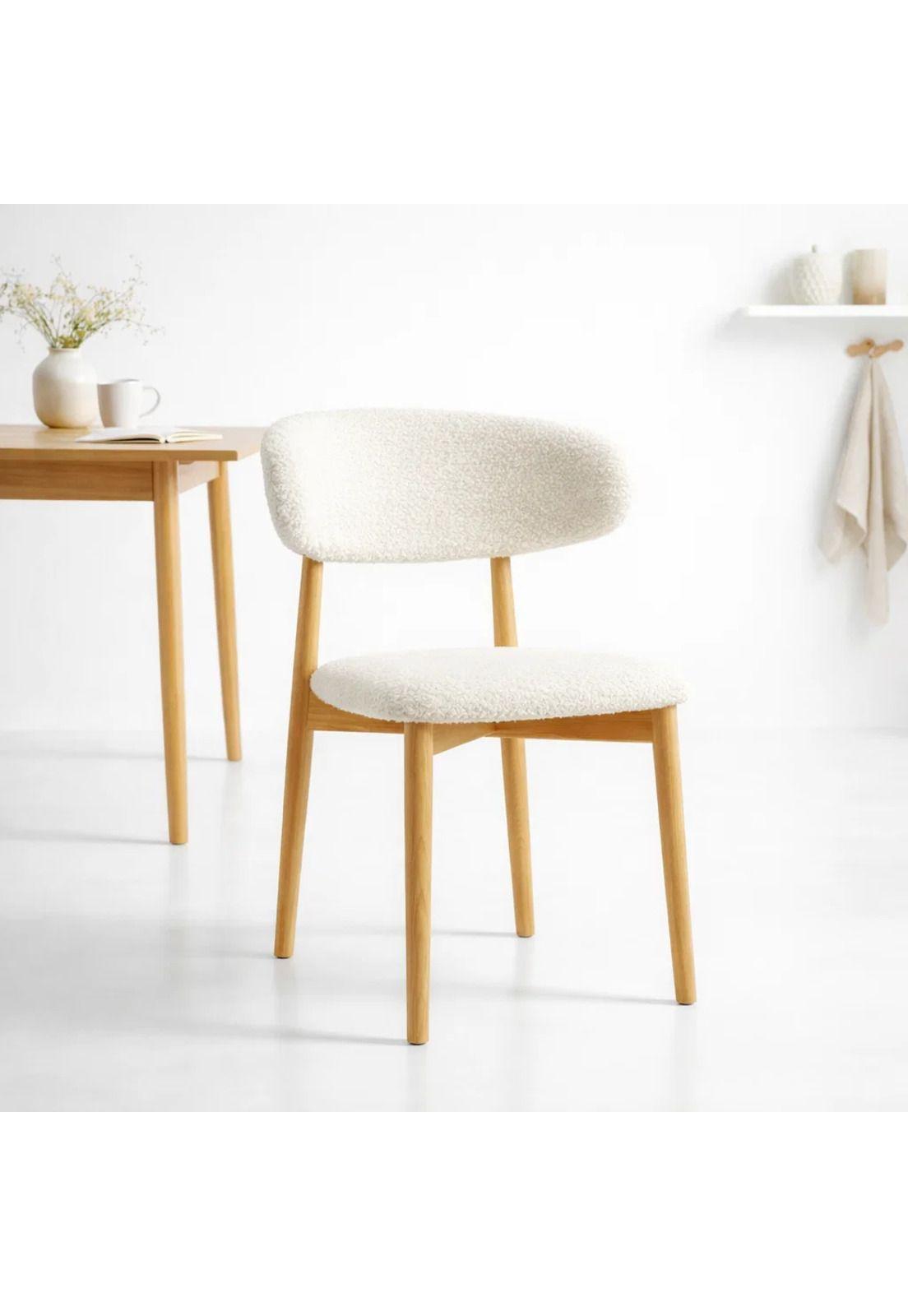 Silla Cloud Madera - Beige-1