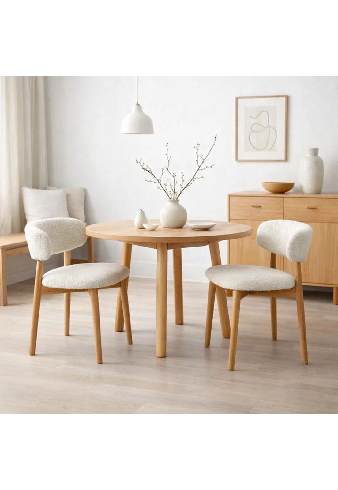 Silla Cloud Madera - Beige-2