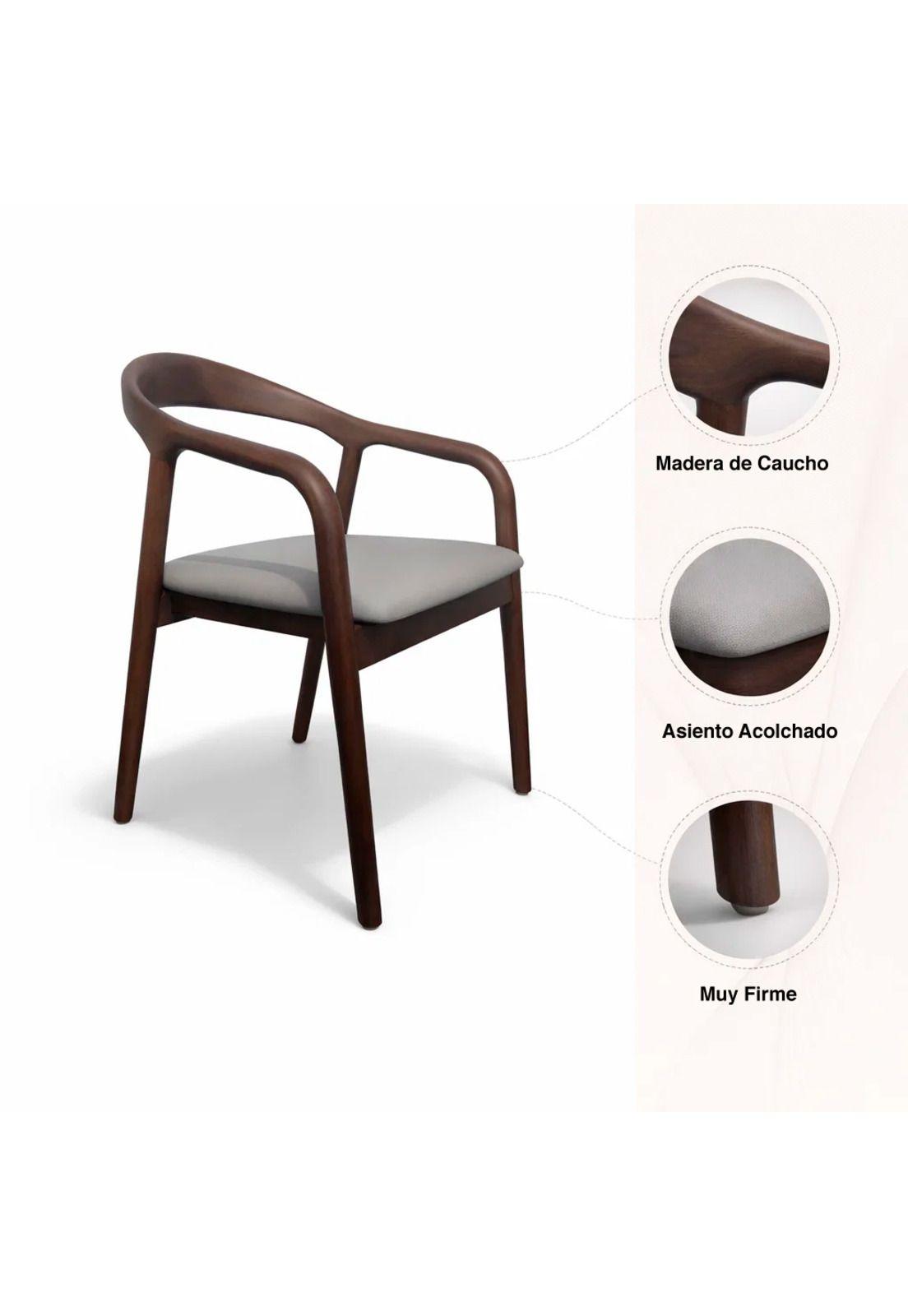 Pack de 2 Sillas Kind Madera - Natural-4