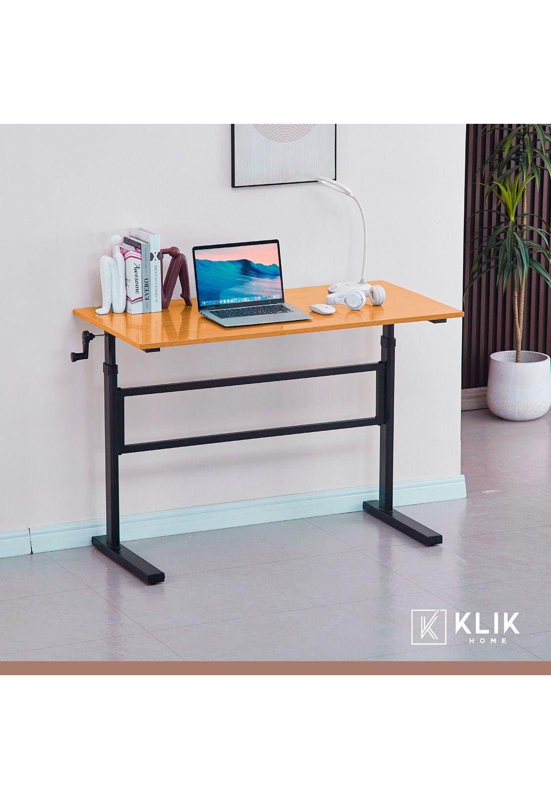 Escritorio de trabajo con altura regulable standing desk - Oak-1