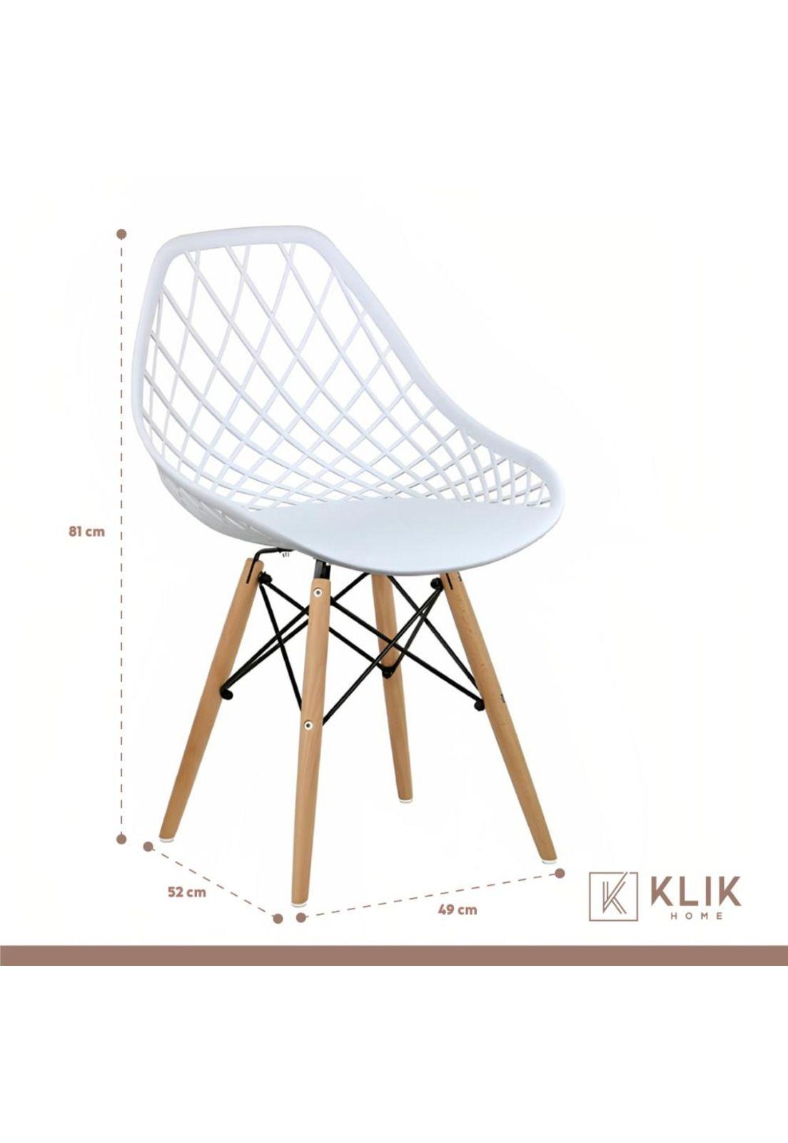 Silla Eames Enrejado Mesh - Blanca-3