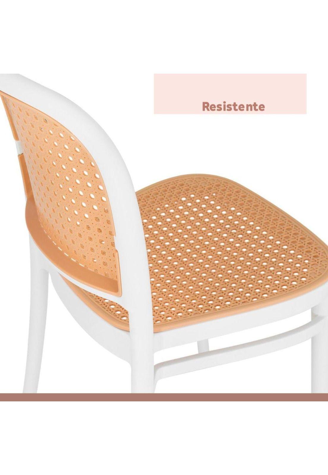 Pack de 4 Sillas Lombardía de Polipropileno - Blanca-5