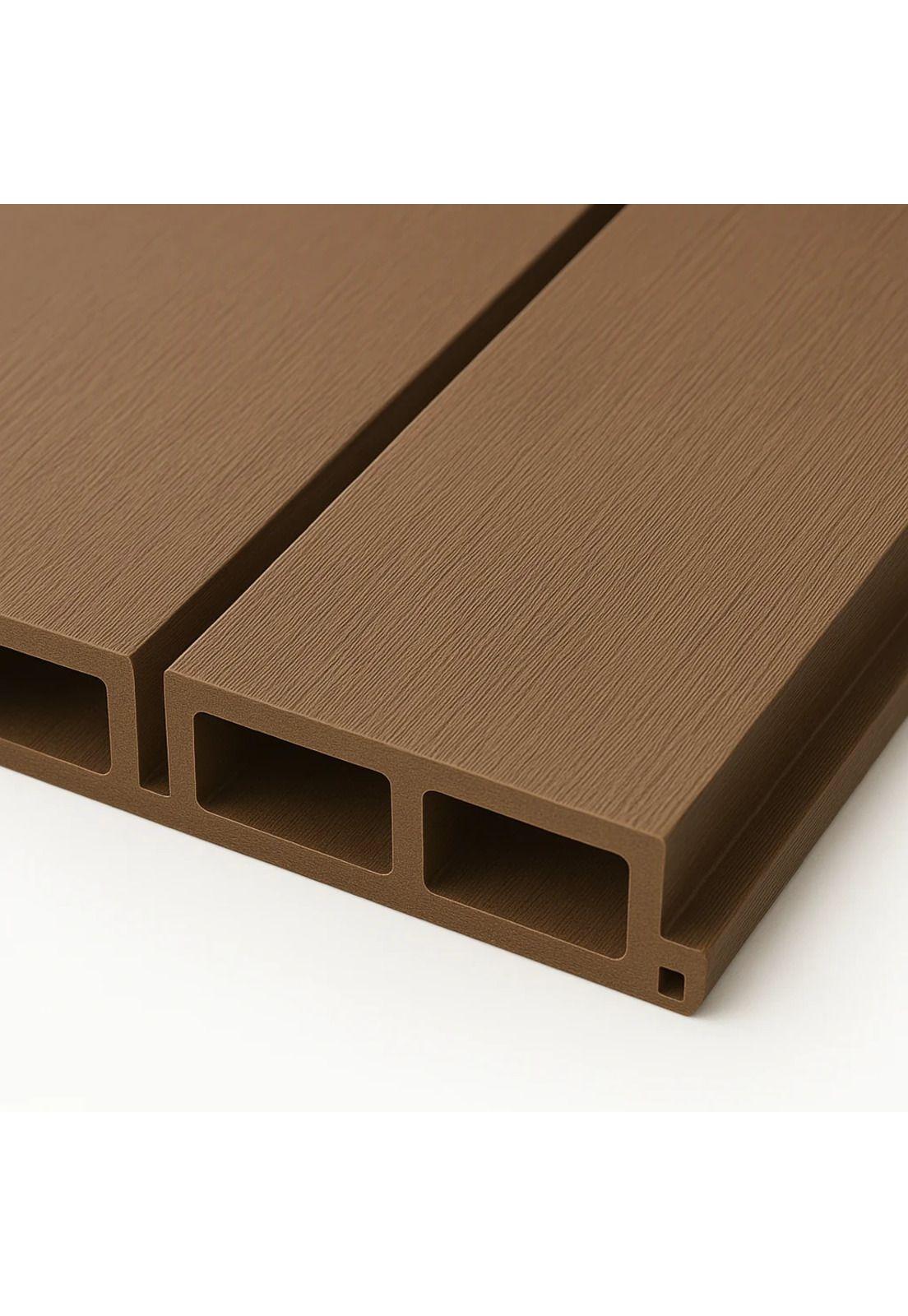 Pack de 5 Revestimientos Siding WPC exterior Color Gris Oscuro-5