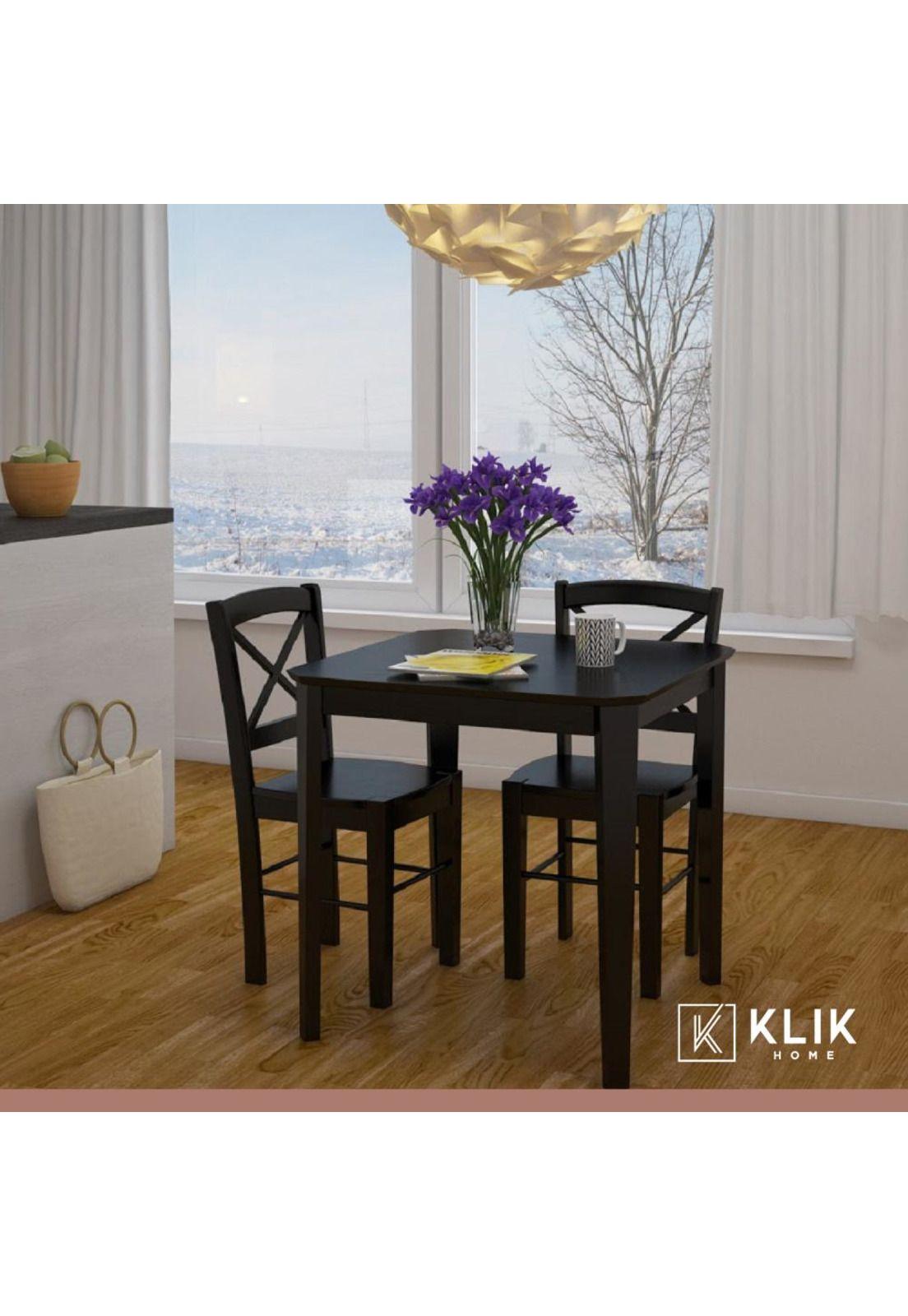 Pack de 2 Sillas de Madera Simply Negra-7