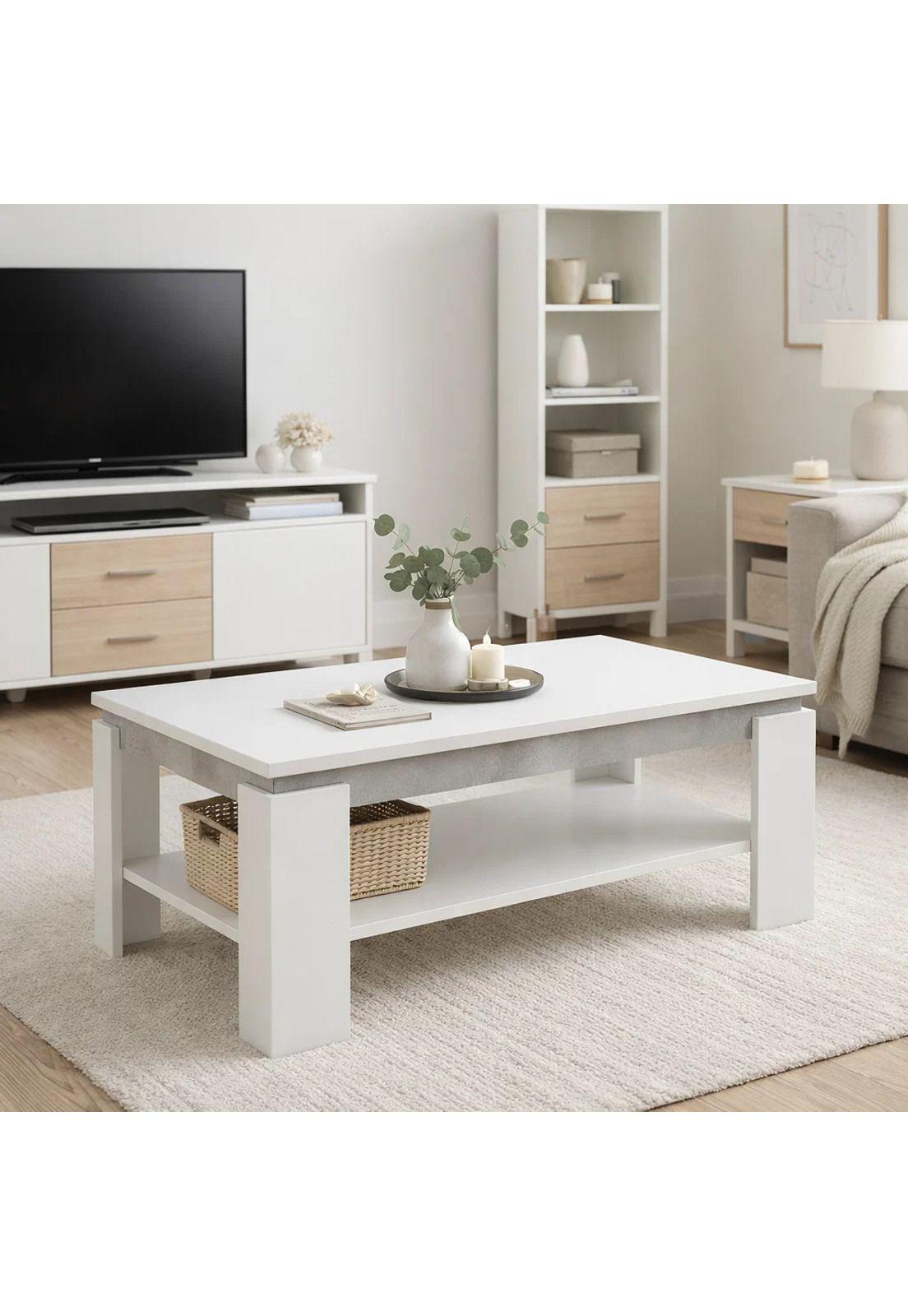 Mesa De Centro Oslo Blanca-2