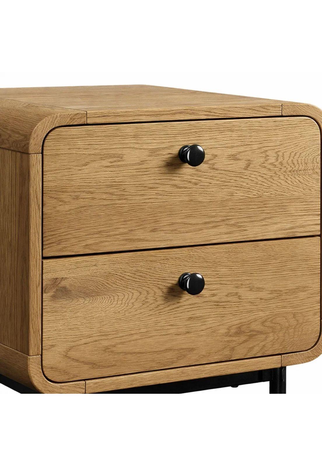 Pack de 2 Veladores KETIK 40x50 - Madera clara-5