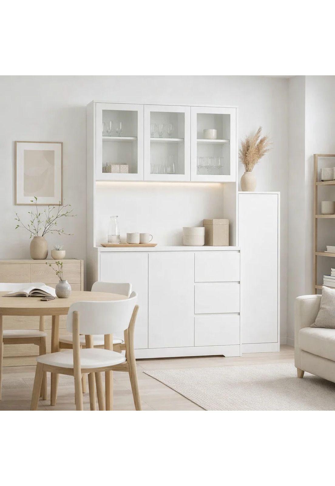 Mueble Buffet Alto LumiGlass-2