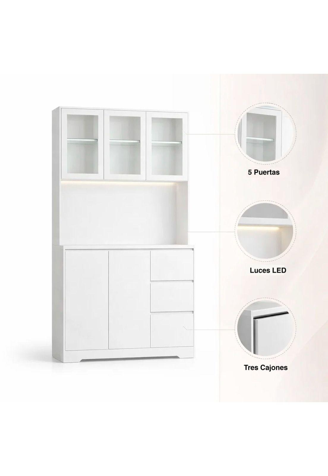 Mueble Buffet Alto LumiGlass-4