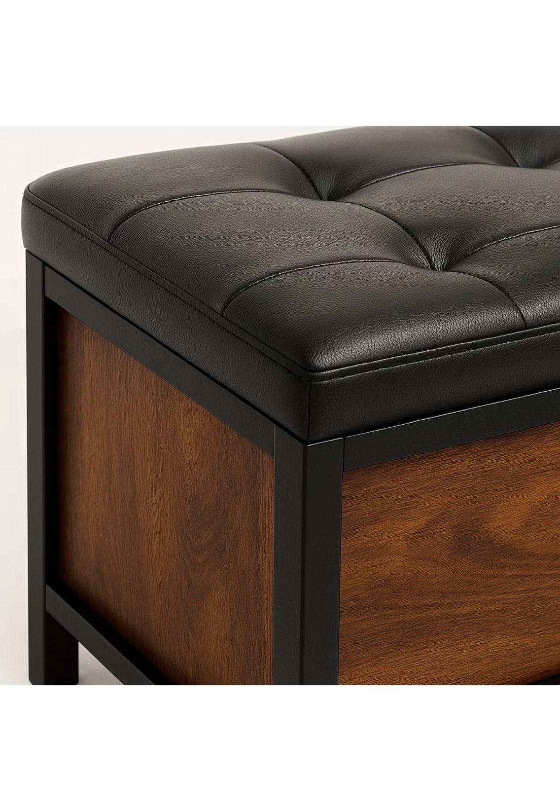 Banco Zapatero Industrial con Asiento Acolchado-5