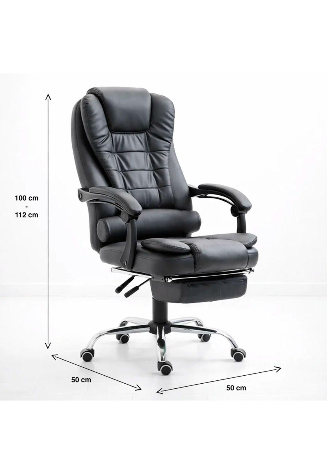 Silla ejecutiva masajeadora negra-3