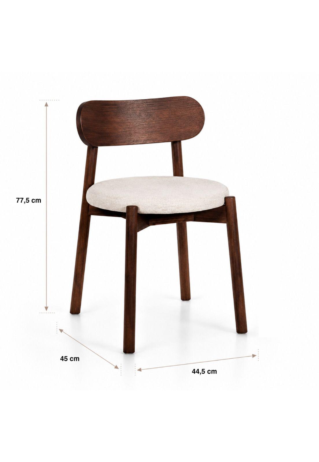 Silla de comedor Bauen 44X45x77-3