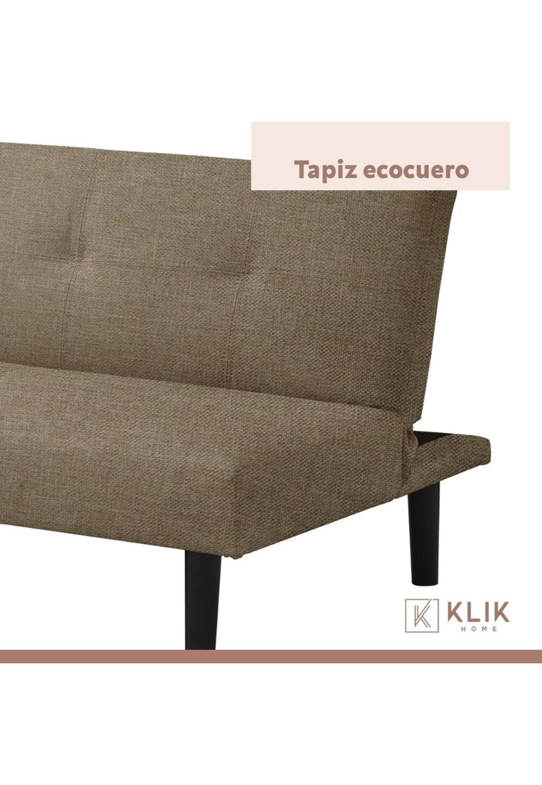 Futón Sofá Cama 2 cuerpos Sofía - Lino Beige-5