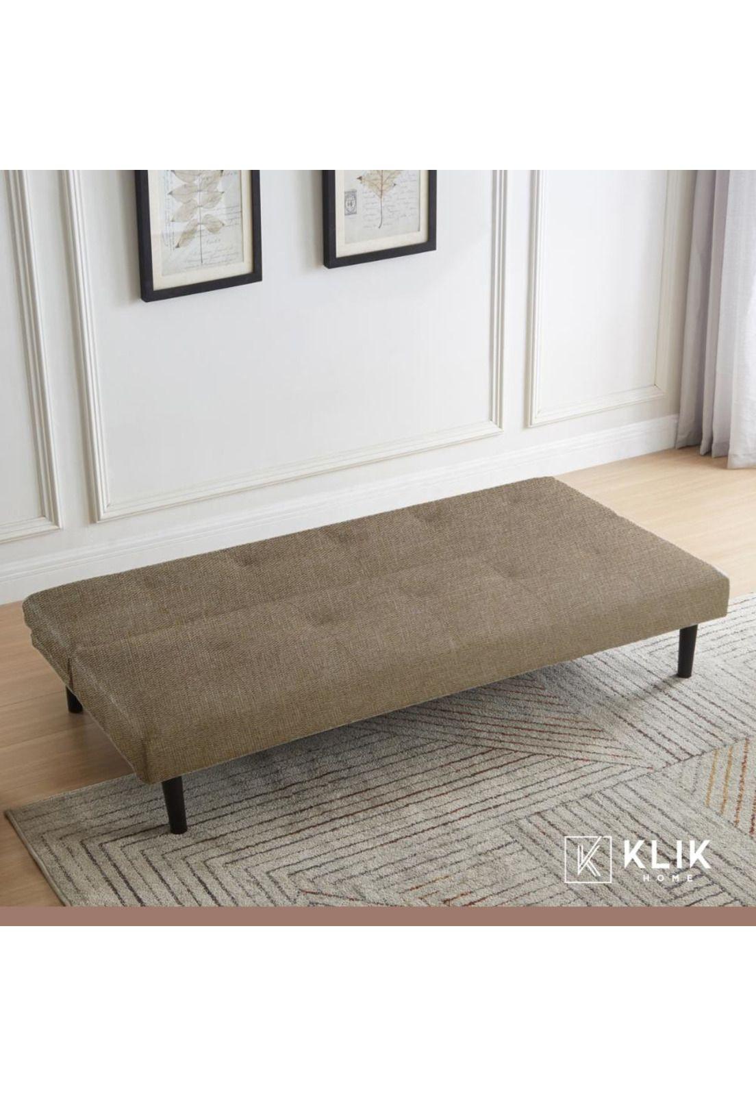 Futón Sofá Cama 2 cuerpos Sofía - Lino Beige-6