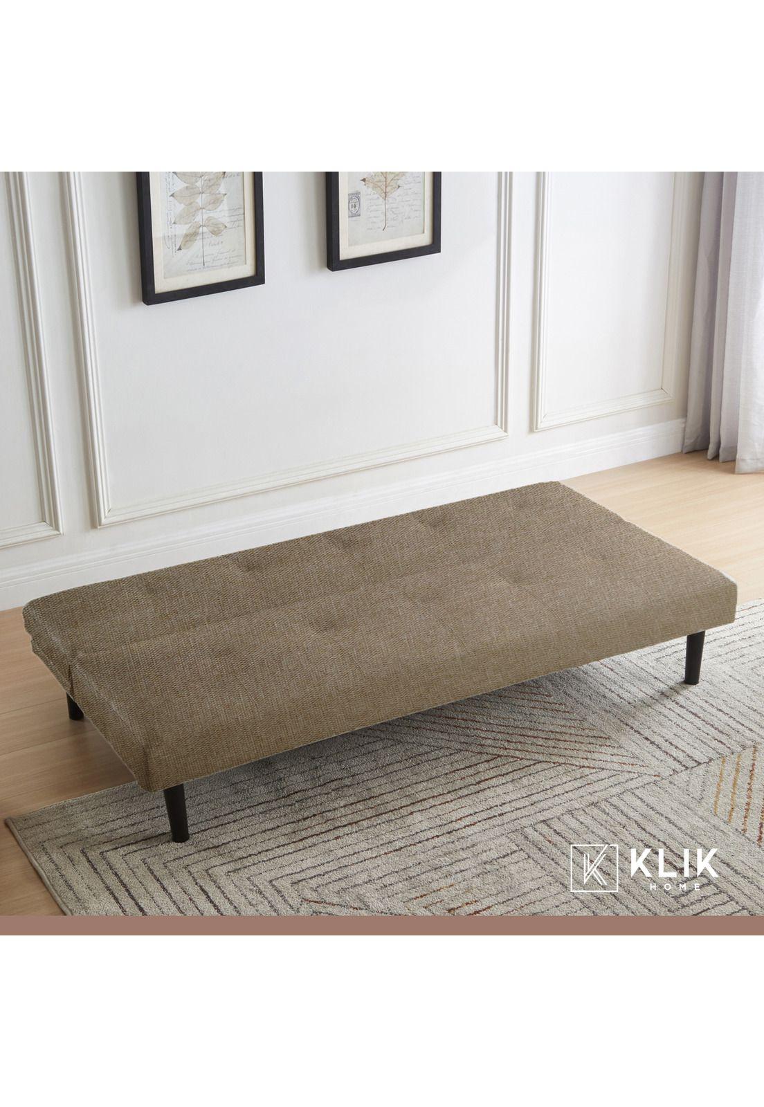 Futón Sofá Cama 2 cuerpos Sofía - Lino Beige-6