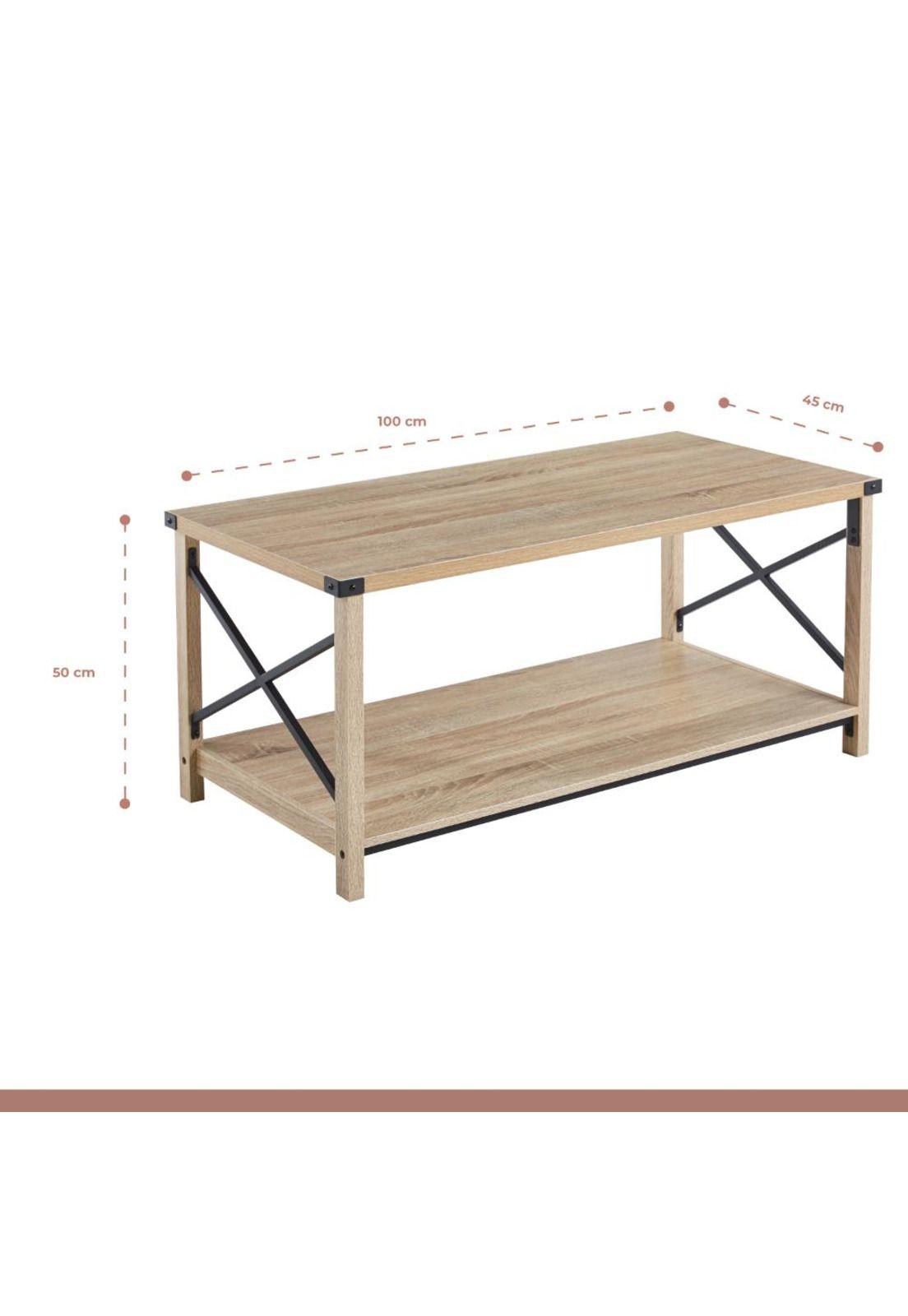 Mesa de Centro Cross - Madera-3