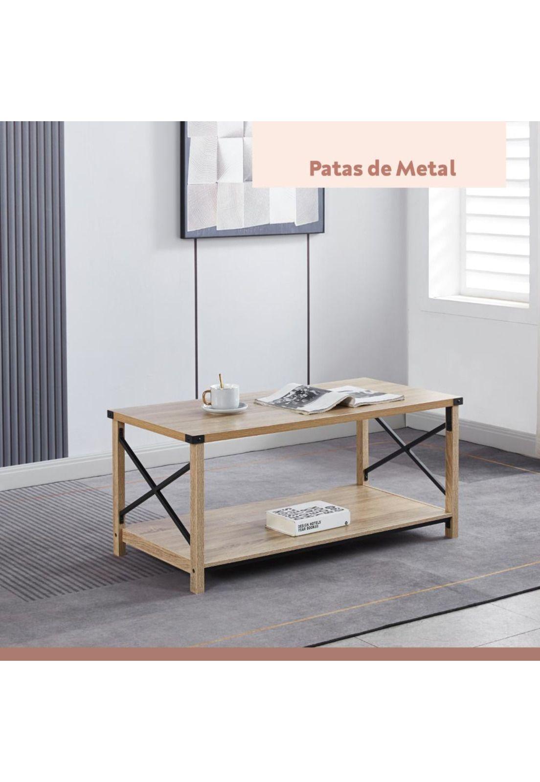 Mesa de Centro Cross - Madera-5