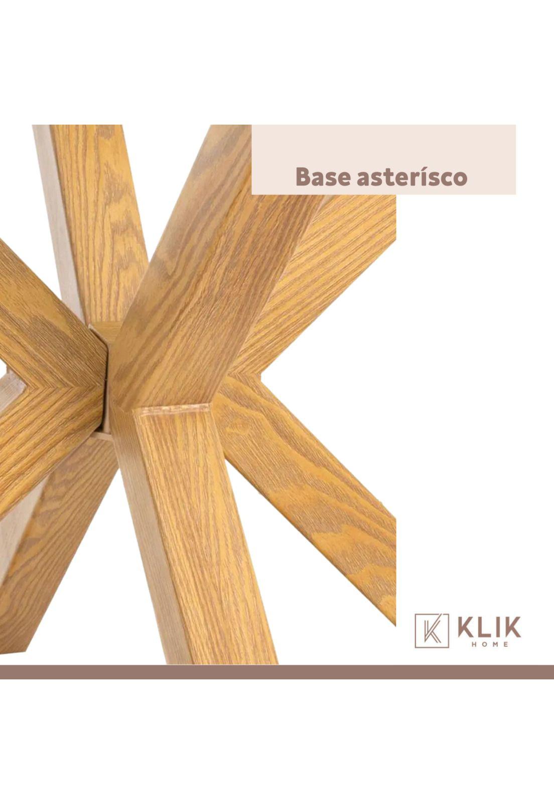 Comedor Mesa redonda de vidrio Cross 120cm + 5 Silla Macron Terciopelo - Gris-7
